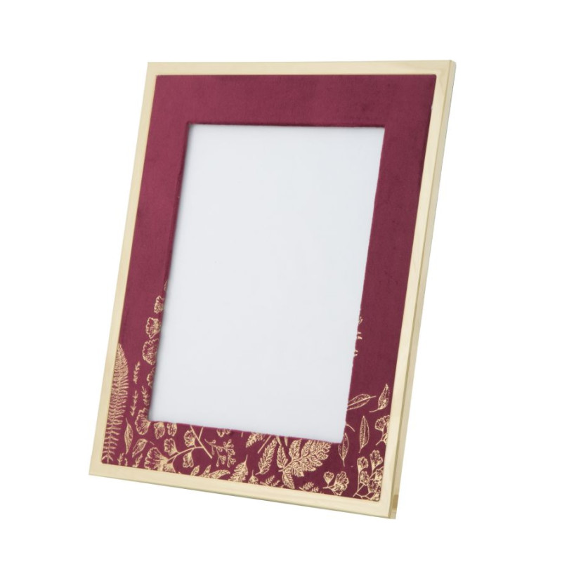 Cadre photo Glam Bordeaux – 28 × 1,5 × 33,5 cm (dimensions intérieures : 20 × 25 cm)