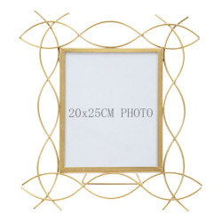 Cadre en fer Glam X – 35,5 × 15 × 37 cm (format photo : 20 × 25 cm)
