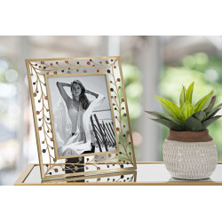 Marco de fotos Bixy – 32,5 × 13,5 × 36,2 cm (dimensiones interiores: 20 × 25 cm)
