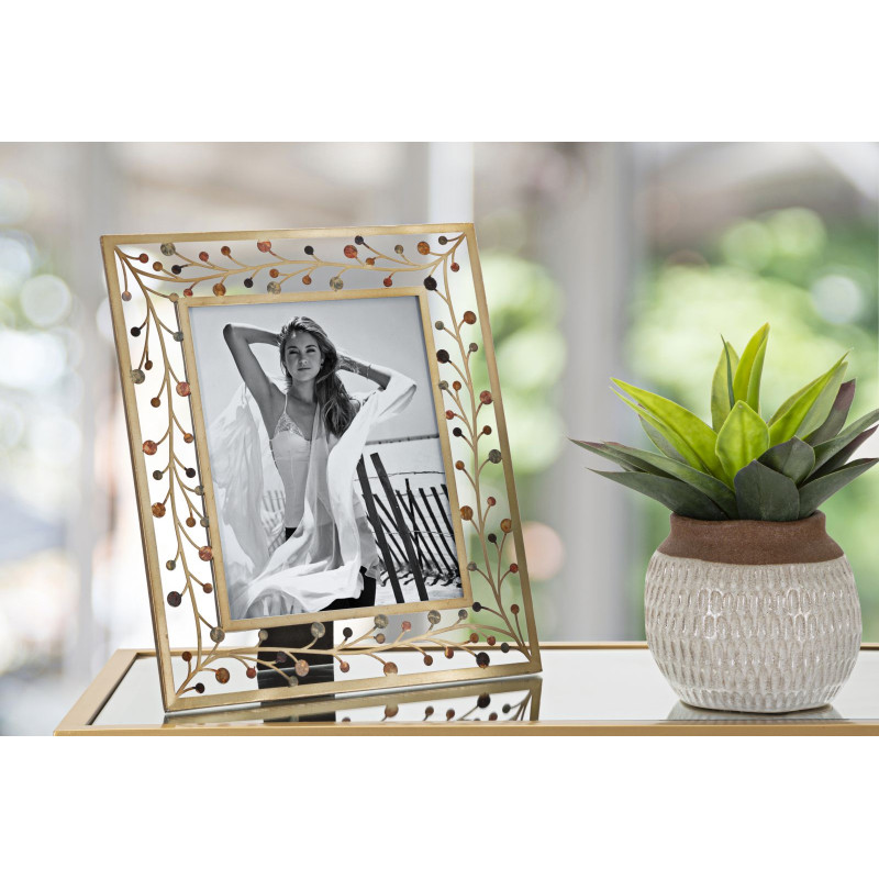 Marco de fotos Bixy – 32,5 × 13,5 × 36,2 cm (dimensiones interiores: 20 × 25 cm)
