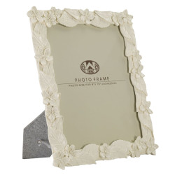 Cadre photo Feuille crème –...