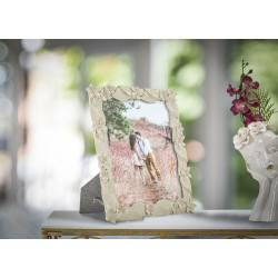 Cadre photo Feuille crème – 26 × 2 × 30,7 cm
