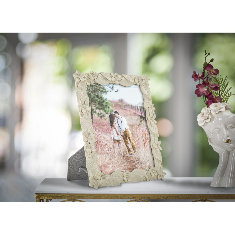 Cadre photo Feuille crème – 26 × 2 × 30,7 cm
