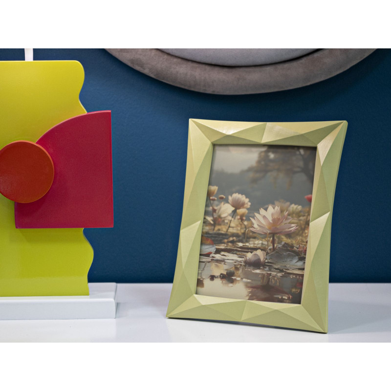 Marco de fotos Greeny – 21,5 × 2,5 × 25,8 cm (formato interior: 15 × 20 cm)
