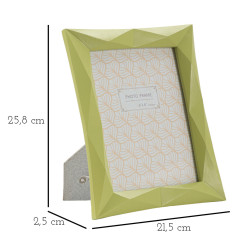 Marco de fotos Greeny – 21,5 × 2,5 × 25,8 cm (formato interior: 15 × 20 cm)
