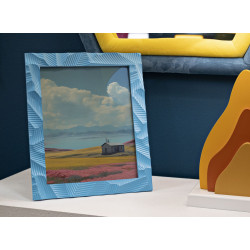 Cornice portafoto luminosa – 25 × 2 × 30 cm (formato interno: 20 × 25 cm)
