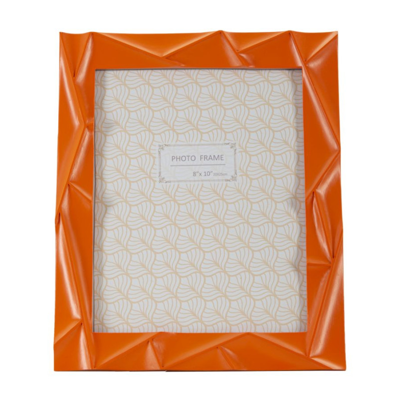 Cornice portafoto arancione – 25,8 × 2 × 31 cm (formato interno: 20 × 25 cm)
