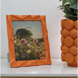 Cornice portafoto arancione – 25,8 × 2 × 31 cm (formato interno: 20 × 25 cm)
