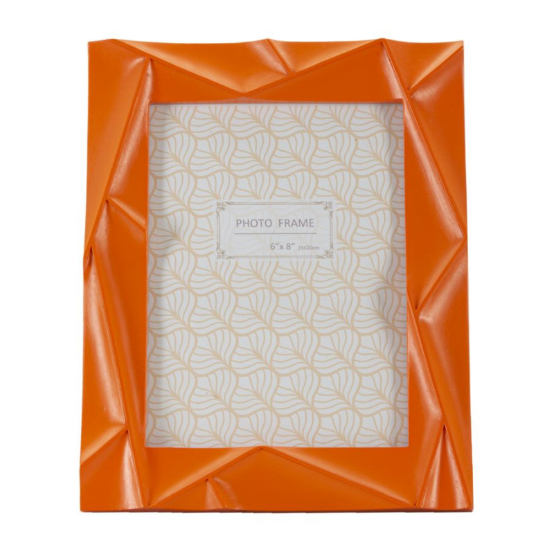 Marco de fotos Naranja – 20,8 × 2 × 26 cm (formato interior: 15 × 20 cm)
