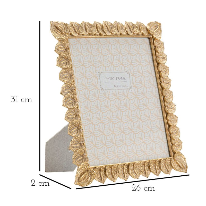 Marco de fotos Anturio – 26 × 2 × 31 cm (formato interior: 20 × 25 cm)
