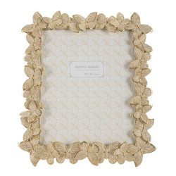 Marco de fotos Farfalle dorado – 27,5 × 2,6 × 32,5 cm (formato interior: 20 × 25 cm)
