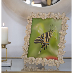 Marco de fotos Farfalle dorado – 27,5 × 2,6 × 32,5 cm (formato interior: 20 × 25 cm)
