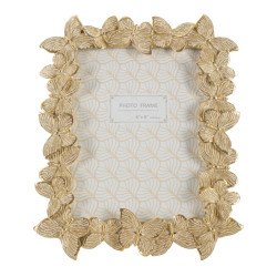 Cadre photo Farfalle gold – 22,3 × 2,3 × 27,8 cm (format intérieur : 15 × 20 cm)