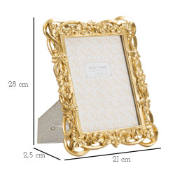 Moldura para fotografia Flossy – 22,5 × 2,5 × 28 cm (formato interior: 15 × 20 cm)
