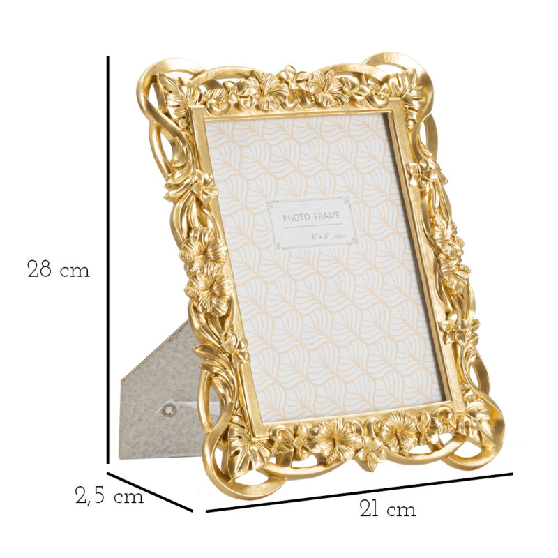 Moldura para fotografia Flossy – 22,5 × 2,5 × 28 cm (formato interior: 15 × 20 cm)
