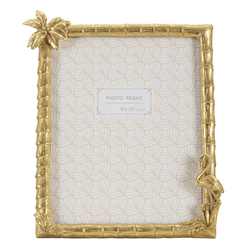 Marco de fotos Flamenco rosa – 30 × 2,8 × 26 cm (formato interior: 20 × 25 cm)

