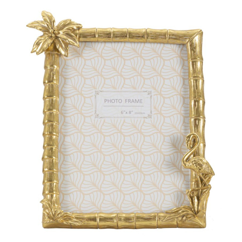Cadre photo Flamant rose – 25 × 2,8 × 21 cm (format intérieur : 15 × 20 cm)
