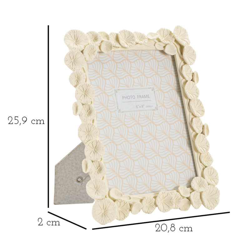 Marco de fotos Lotus – 20,8 × 2 × 25,9 cm (formato interior: 15 × 20 cm)
