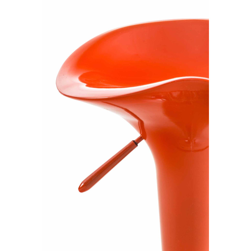tabouret de bar Saddle orange