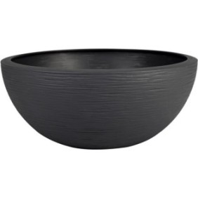 Pot de fleur EDA Plastique Rond Graphit Up Gris anthracite ÿ 40 cm 14,9 L