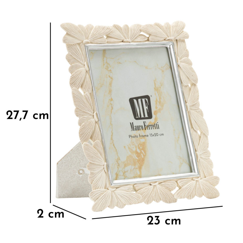 Marco de fotos Mariposa – 23 × 27,7 × 2 cm (dimensión interior: 15 × 20 cm)
