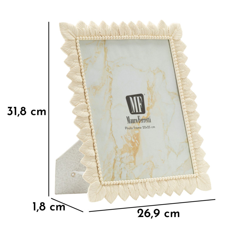 Cornice portafoto Foglia luminosa – 26,9 × 1,8 × 31,8 cm (dimensione interna: 20 × 25 cm)
