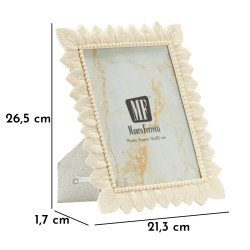 Cadre photo Feuille lumière – 21,3 × 1,7 × 26,5 cm (dimension intérieure : 15 × 20 cm)
