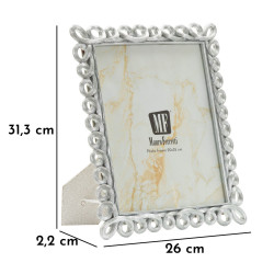 Cornice portafoto traforata – 26 × 2,2 × 31,3 cm (dimensione interna: 20 × 25 cm)
