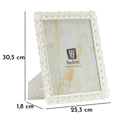Cornice portafoto colorata – 25,3 × 1,8 × 30,5 cm (dimensione interna: 20 × 25 cm)
