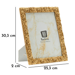 Moldura para Foto Papoula – 25,3 × 2 × 30,3 cm (dimensão interna: 20 × 25 cm)
