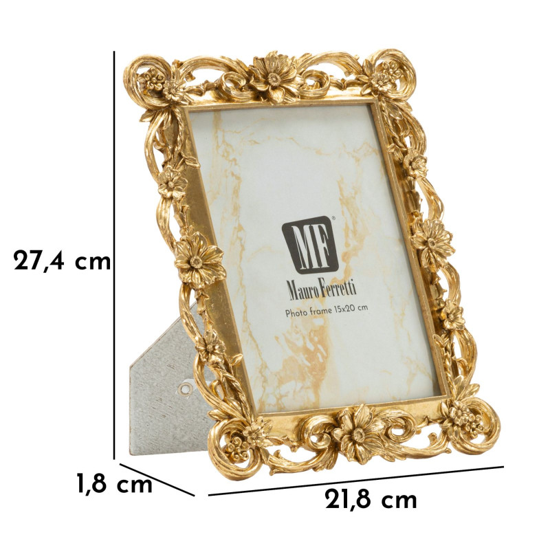 Cadre photo Classique – 21,8 × 1,8 × 27,4 cm (dimension intérieure : 15 × 20 cm)
