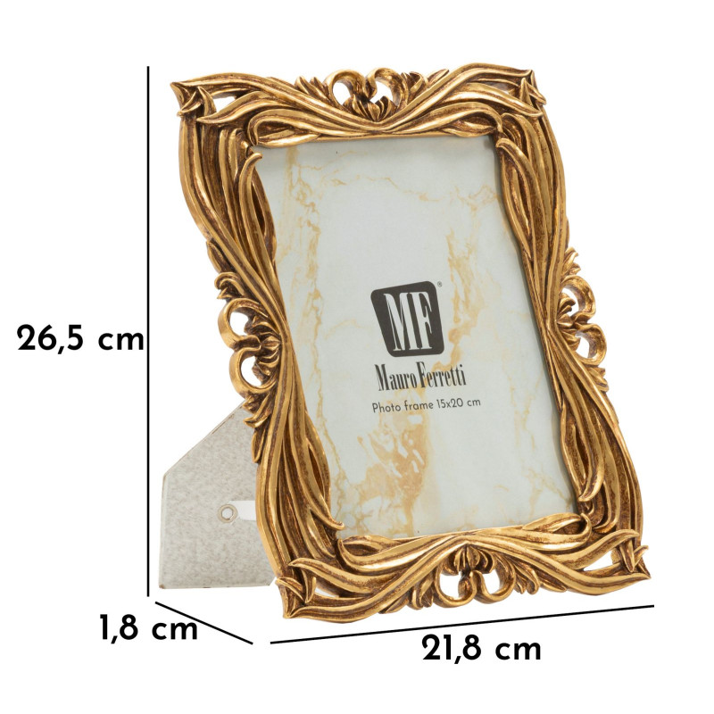 Cornice Barocco – 21,8 × 1,8 × 26,5 cm (dimensione interna: 15 × 20 cm)
