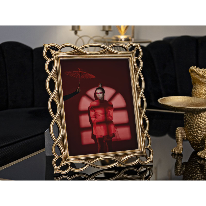 Cadre photo Vague – 28,5 × 2 × 33 cm (dimension intérieure : 20 × 25 cm)
