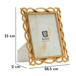Cadre photo Vague – 28,5 × 2 × 33 cm (dimension intérieure : 20 × 25 cm)
