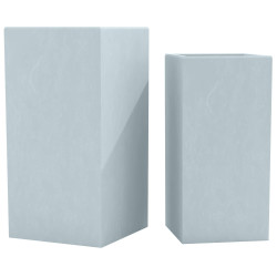 Lot de 2 pots de fleurs 3