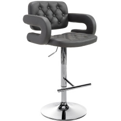 Taburete de bar gris Dublin C