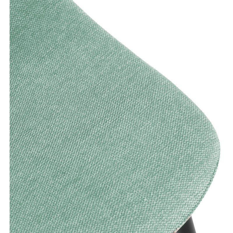 Chaise de salle à manger Napier, tissu vert clair