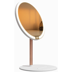 Miroir de maquillage blanc...