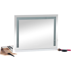 Miroir de maquillage blanc...
