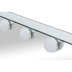 Miroir de maquillage blanc...