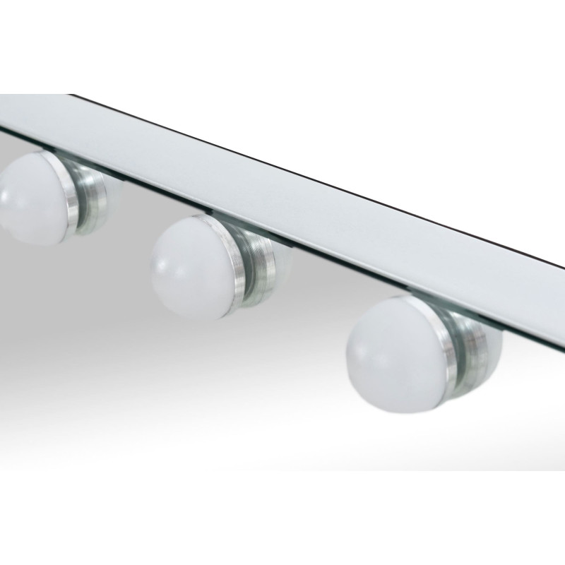 Miroir de maquillage blanc Marlene
