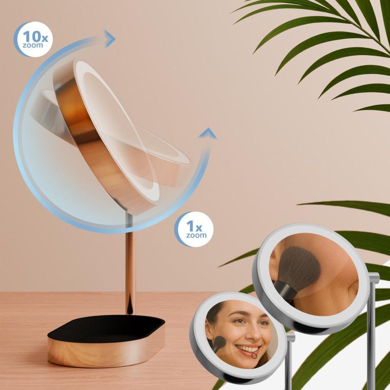 Miroir de maquillage Winslet blanc