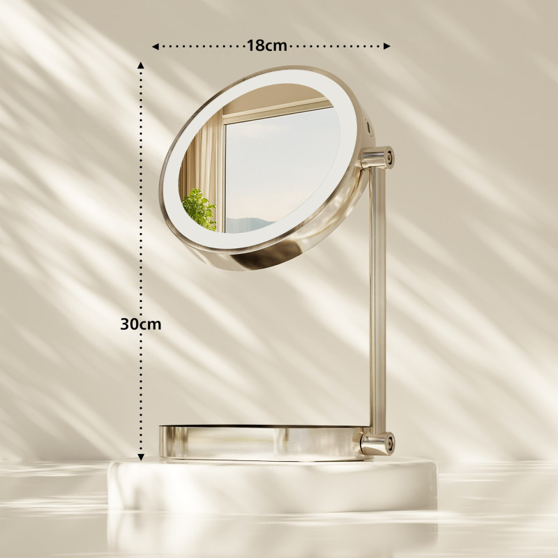 Miroir de maquillage Winslet blanc