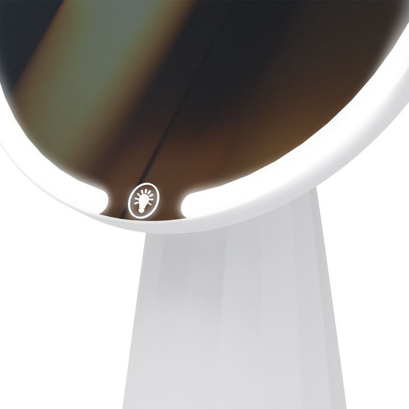 Miroir de maquillage Carrey blanc