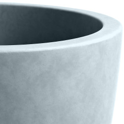 Lot de 2 pots de fleurs 1 gris