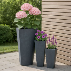 Lot de 3 pots de fleurs 2...