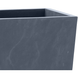Lot de 3 pots de fleurs 2 anthracite