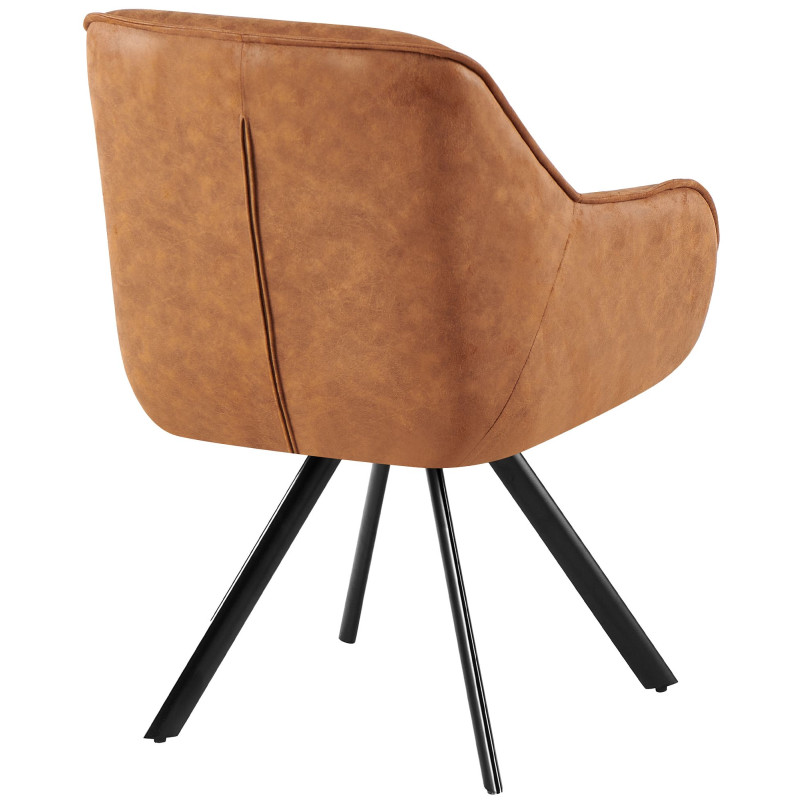 Chaise vintage Pettuli, marron clair