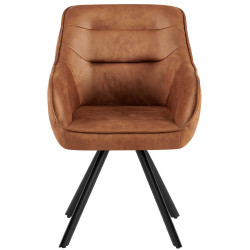 Chaise vintage Pettuli, marron clair