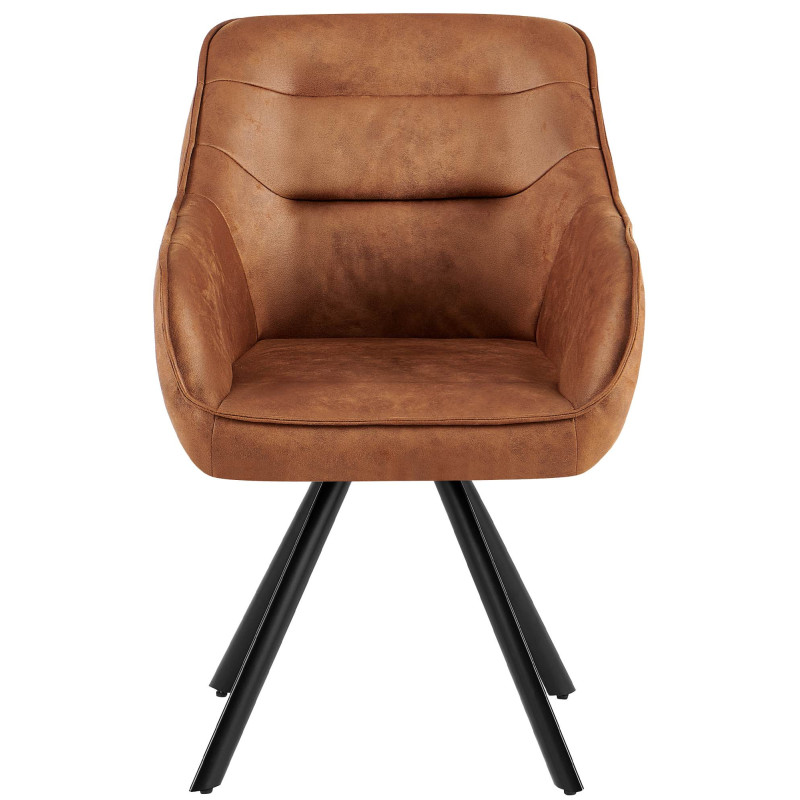 Chaise vintage Pettuli, marron clair